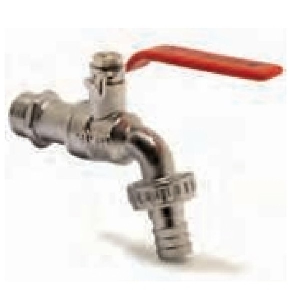 CHROME PLATED BIB COCK VALVE