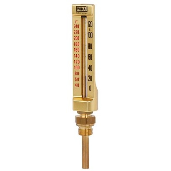 MACHINE GLASS THERMOMETER MODEL 32-STRAIGHT TYPE